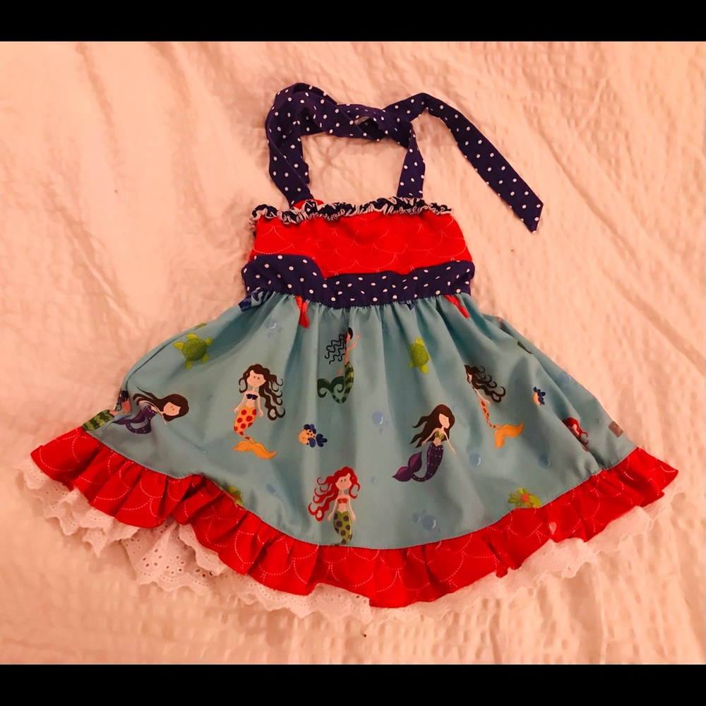 Mermaid Tie Back dress